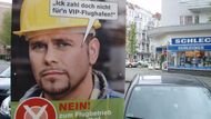 VIP letiště? Díky, ale nechci. Z kampaně iniciativy proti letišti Tempelhof.