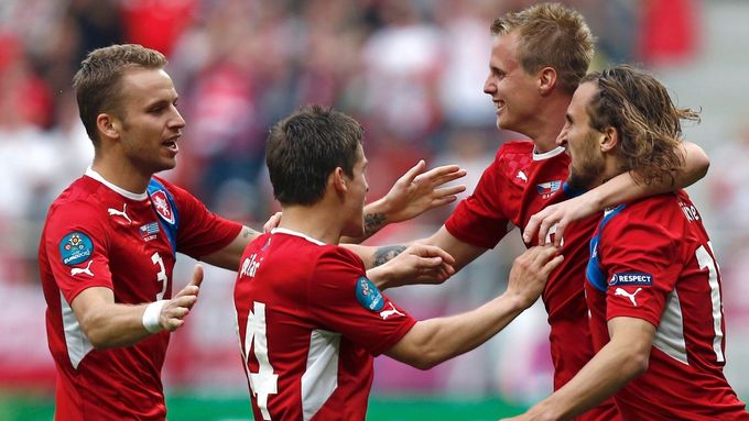Čeští fotbalisté se mohli radovat z gólové radosti v Maďarsku pouze jednou - ilustrační foto.