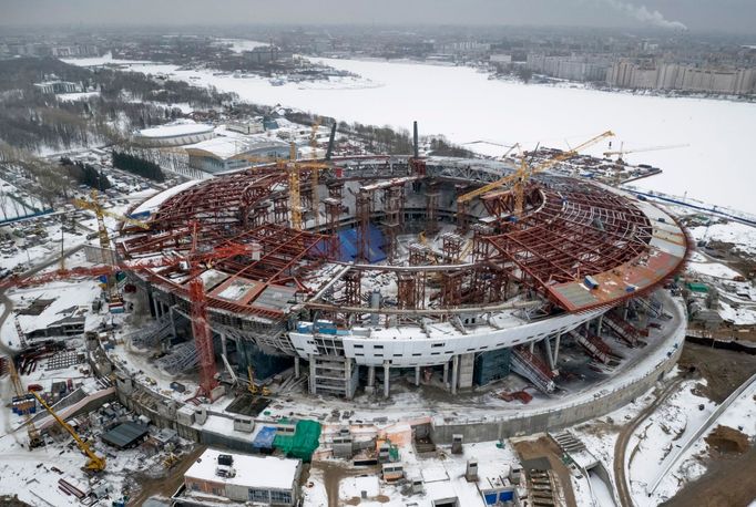 Příprava na MS 2018: Petrohrad - Zenit Arena