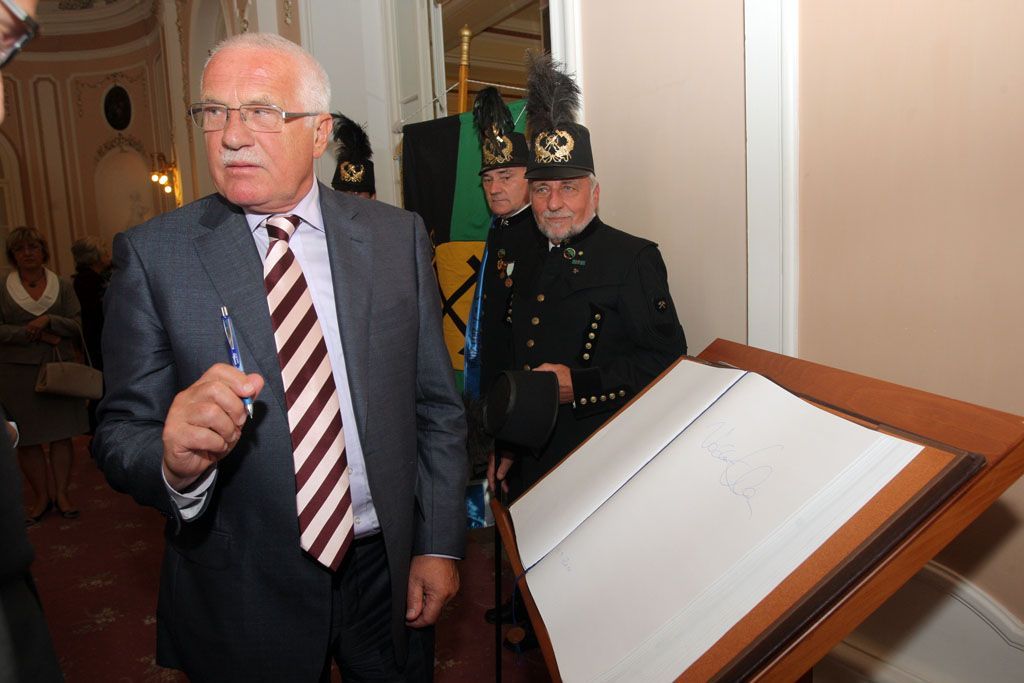 Václav Klaus na návštěvě v Karlovarském kraji