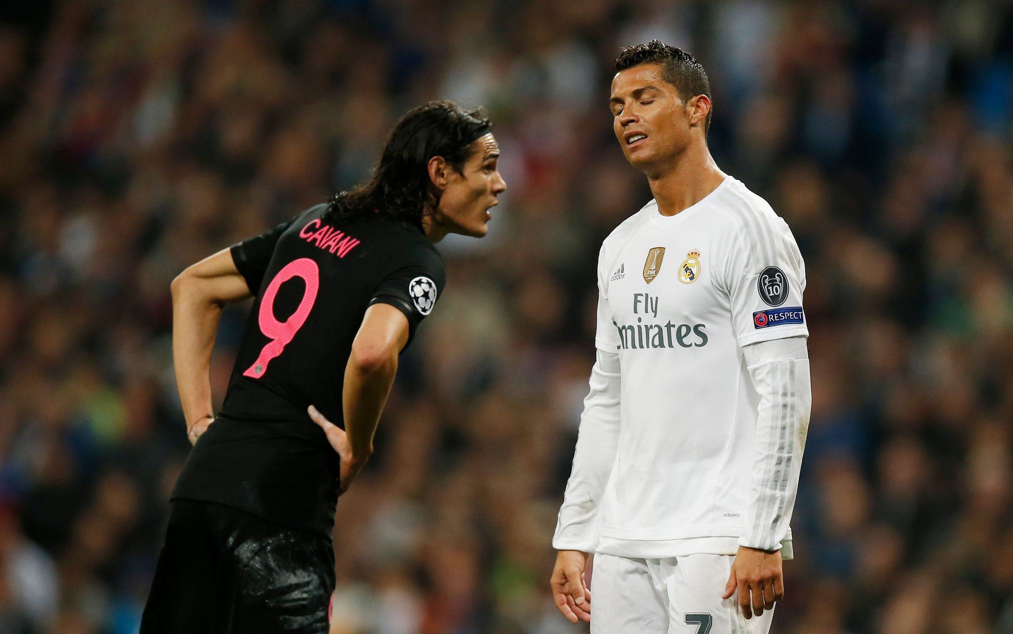 Liga mistrů: Real Madrid vs. PSG (Cavani, Ronaldo)