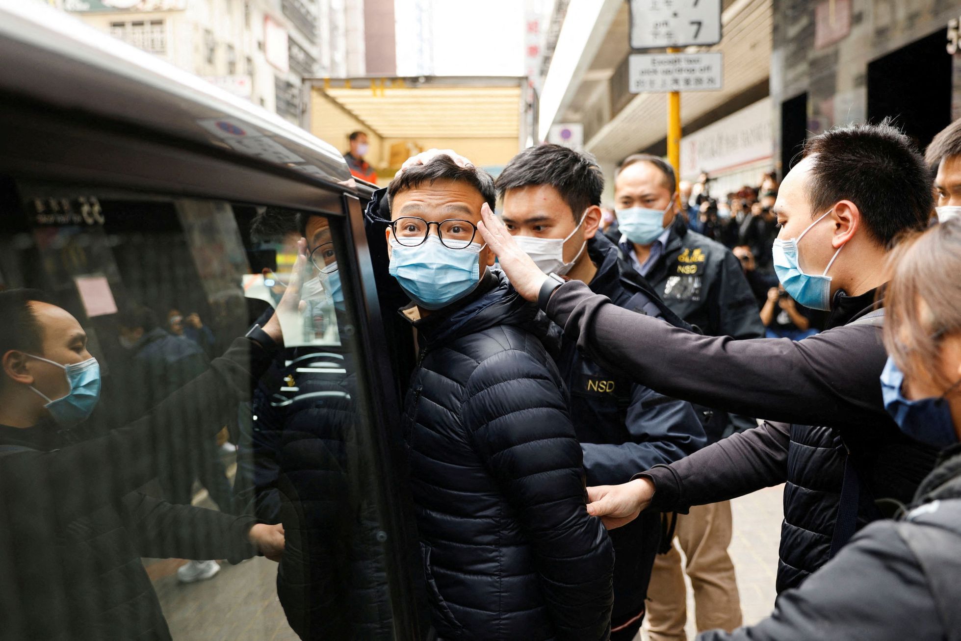 hongkong zatýkání policie noviny Stand news