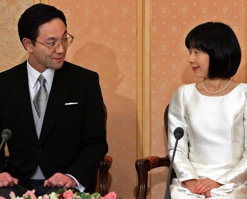 Japonská princezna Sajako a její manžel Jošiki