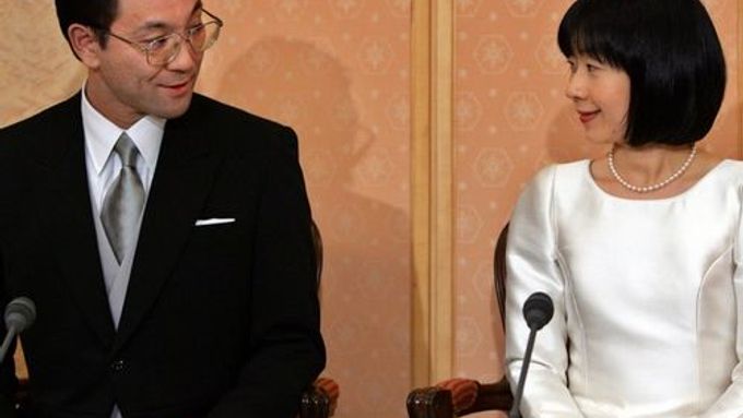 Japonská princezna Sajako se vdala