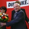 Německo volby Die Linke Lafontaine