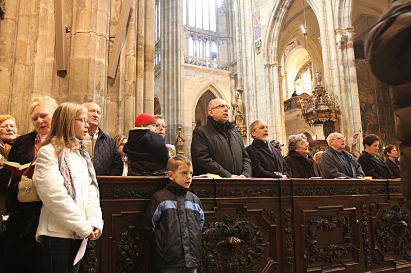 17. listopad - mše v katedrále sv. Víta na Pražském hradě