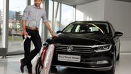 Badmintonista Petr Koukal využívá Volkswagen Passat Variant.