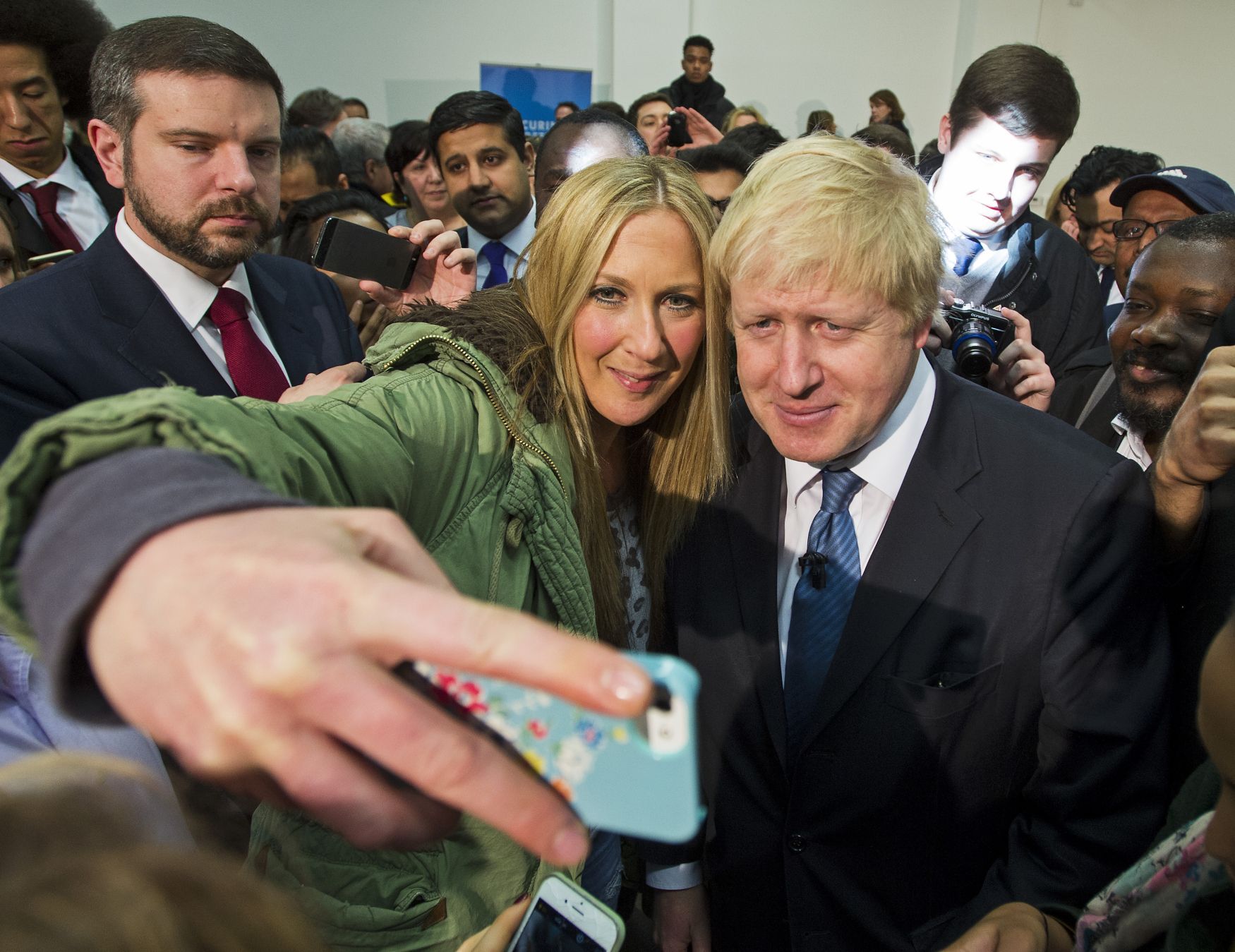 selfie Boris Johnson