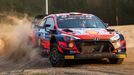 Thierry Neuville, Hyundai  na trati Estonské rallye 2021