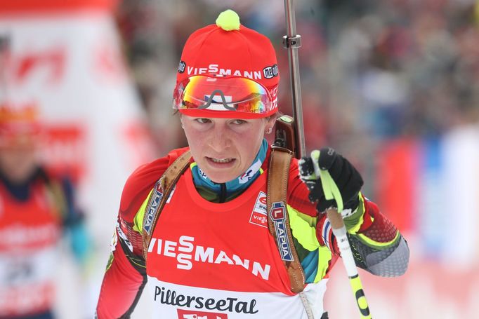 SP biatlonu,. Hochfilzen, stíhačka Ž: Veronika Vítková