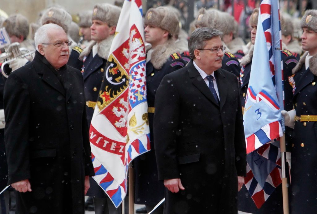 Prezident Komorowski v Praze