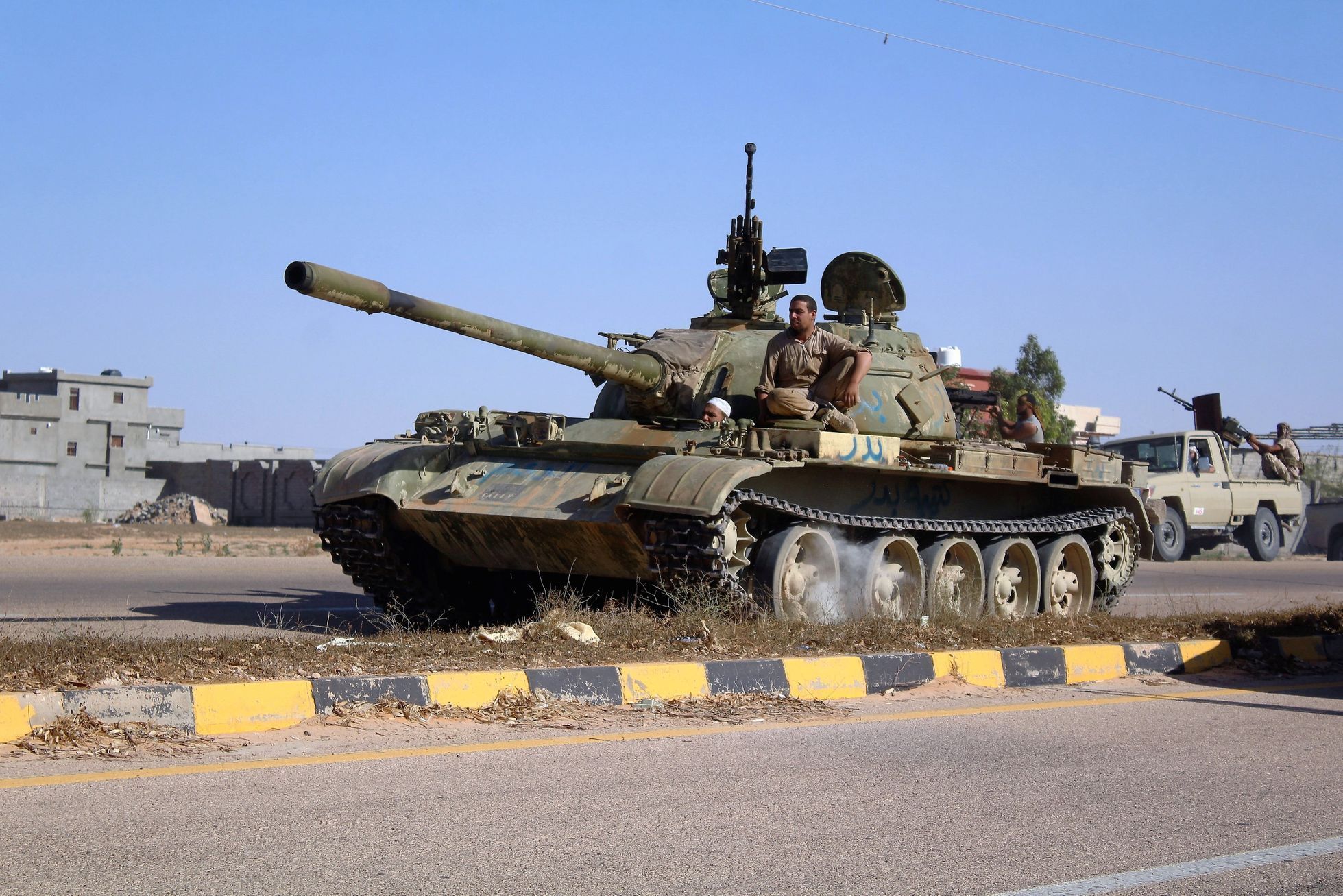 Boje o libyjskou Syrtu, libyjské jednotky