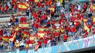 Fanoušci Španělska v Seville při zápase se Slovenskem