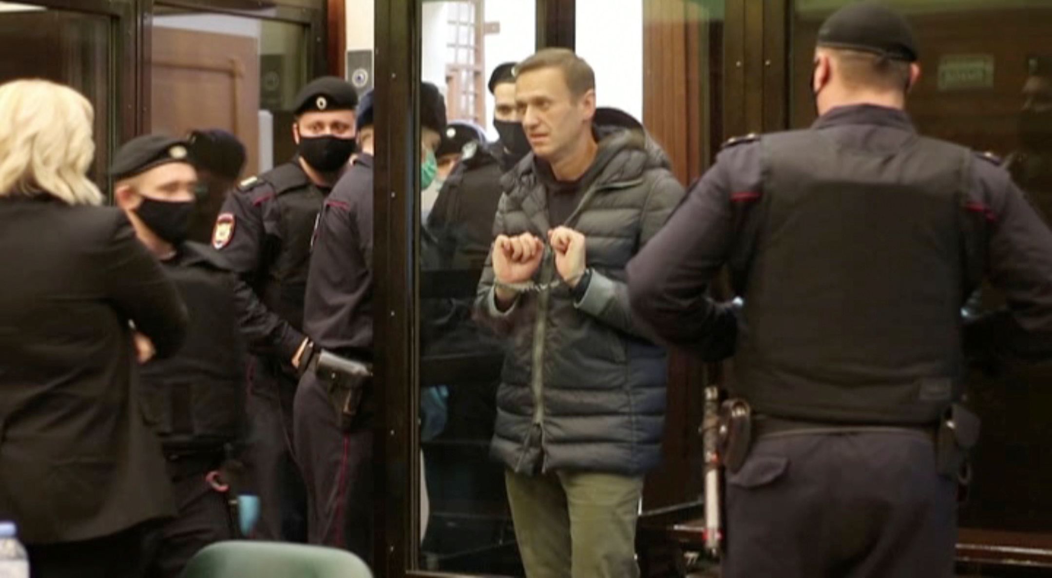 Navalnyj, soud, protesty 2