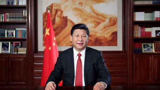 Čínský prezident Si Ťin-pching přednesl na Silvestra novoroční projev.