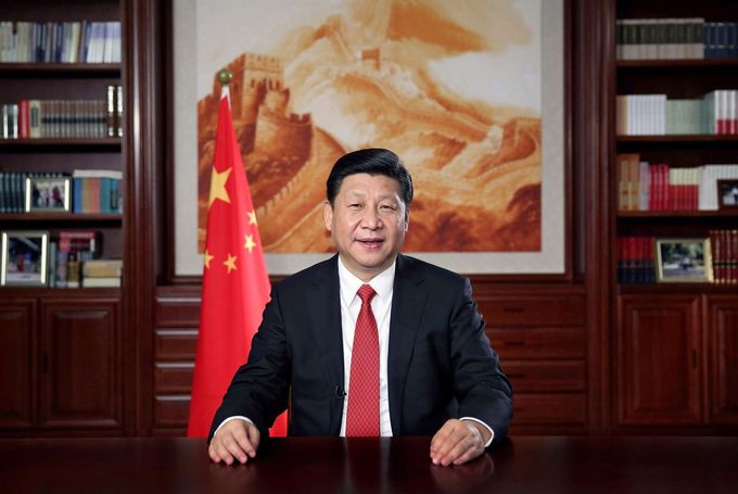 Čínský prezident Si Ťin-pching přednesl na Silvestra novoroční projev.