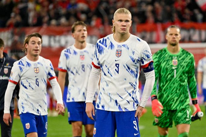 Erling Haaland, Rakousko - Norsko, Liga národů