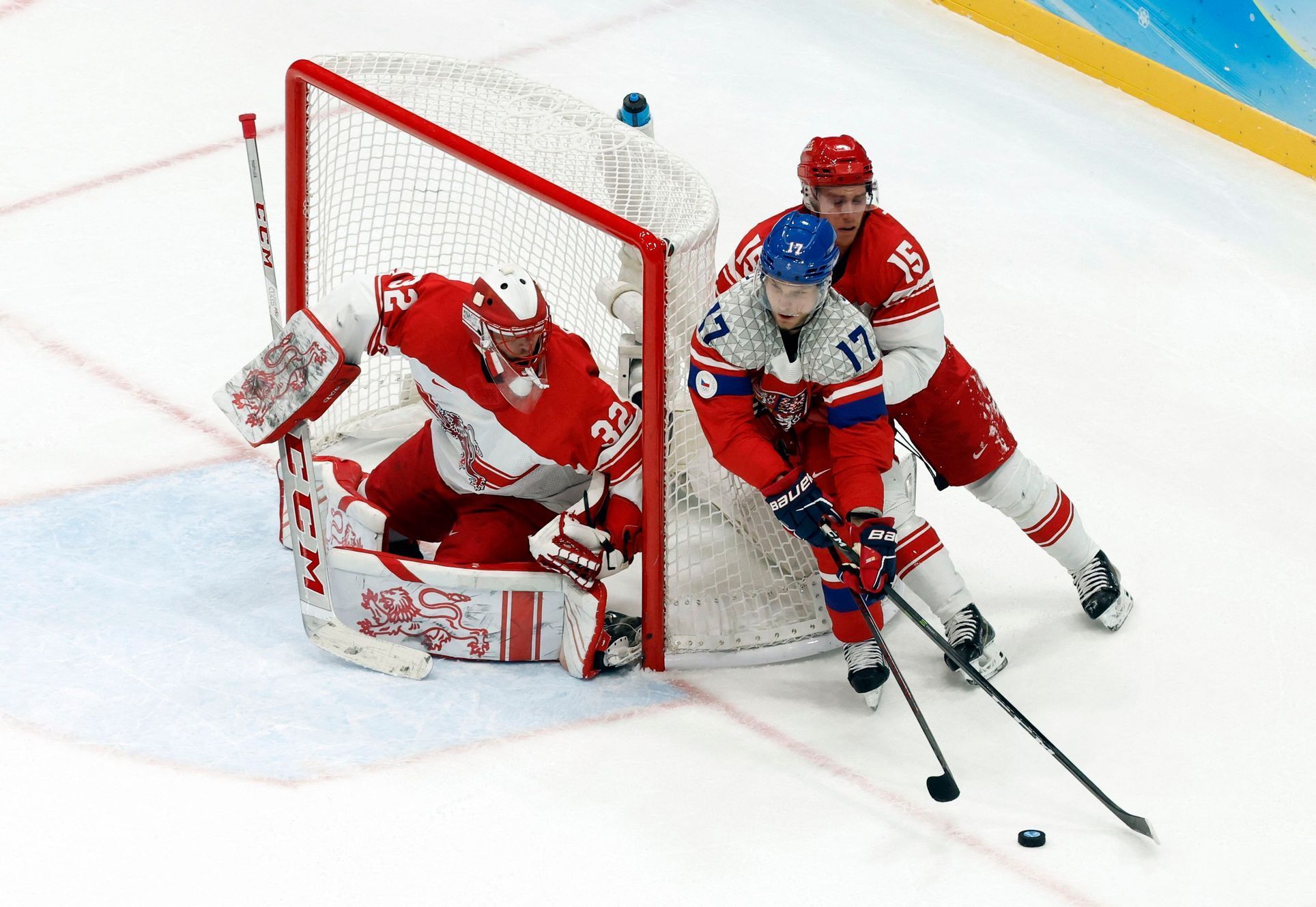 OH 2022, Peking, hokej, Česko - Dánsko, Vladimír Sobotka