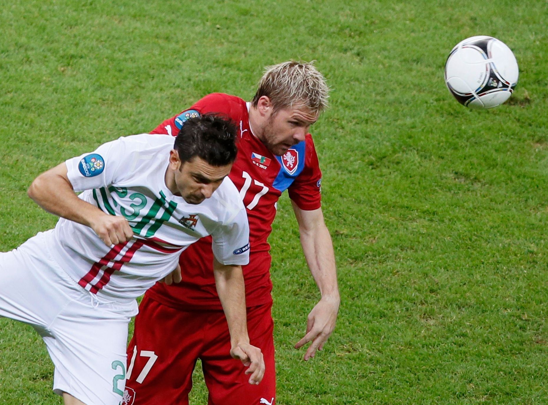 Česko - Portugalsko (Hübschman a Postiga)