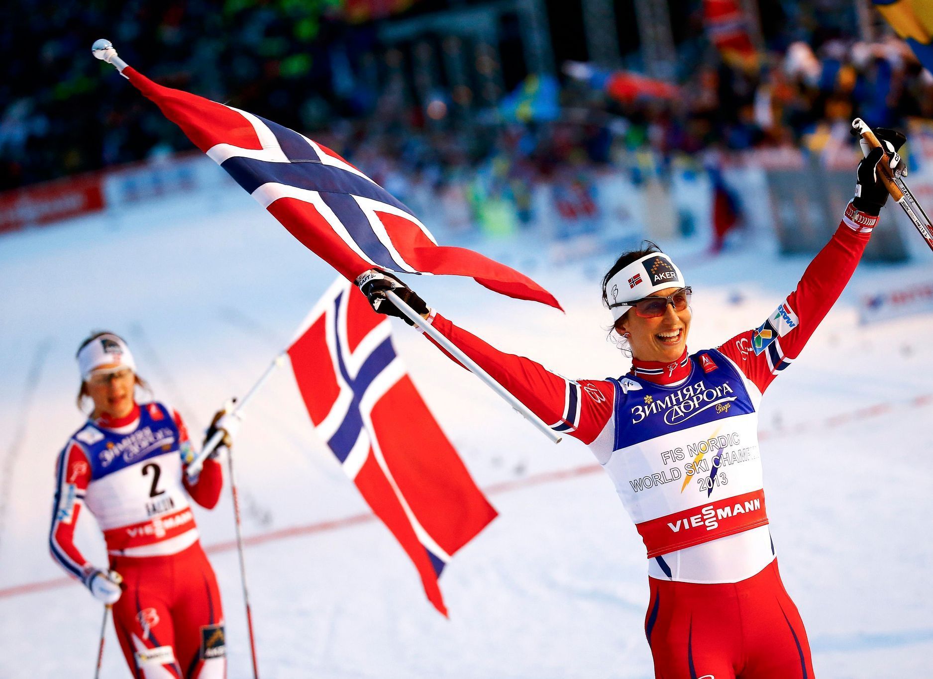 MS 2015: Marit Björgenová slaví titul ve sprintu v běhu na lyžích