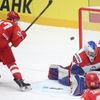 Nikita Gusev dává gól na 0:2 v zápase Česko - Rusko na MS 2019