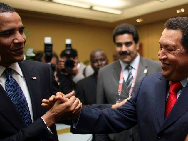 Obama a Chávez