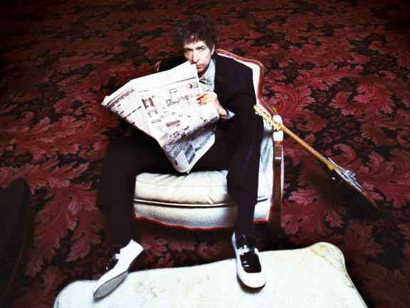 Bob Dylan na propagační fotografii, 90. léta.