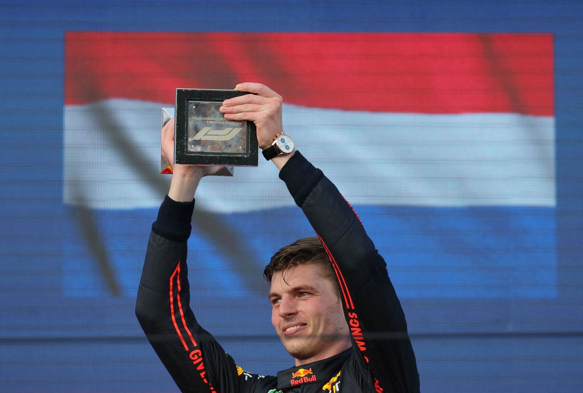 Max Verstappen z Red Bullu slaví triumf ve VC Miami formule 1 2022