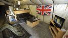 The VHR tent in which Britain's Prince Harry relaxes with fellow Apache pilots during their 12 hour VHR (very high ready-ness) shift, is seen at Camp Bastion, southern Afghanistan in this photograph taken November 3, 2012, and released January 21, 2013. The Prince, who is serving as a pilot/gunner with 662 Squadron Army Air Corps, is on a posting to Afghanistan that runs from September 2012 to January 2013. Photograph taken November 3, 2012. REUTERS/John Stillwell/Pool (AFGHANISTAN - Tags: MILITARY POLITICS SOCIETY MEDIA ROYALS CONFLICT) Published: Led. 21, 2013, 7:49 odp.