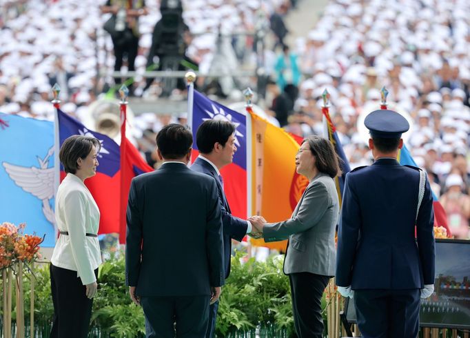 Inaugurace nového prezidenta Tchaj-wanu Williama Laje, známeho také jako Laj Čching-te.