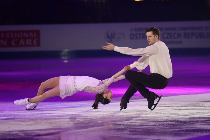 ME v krasobruslení 2017: Valentina  Marcheiová, Ondřej Hotárek