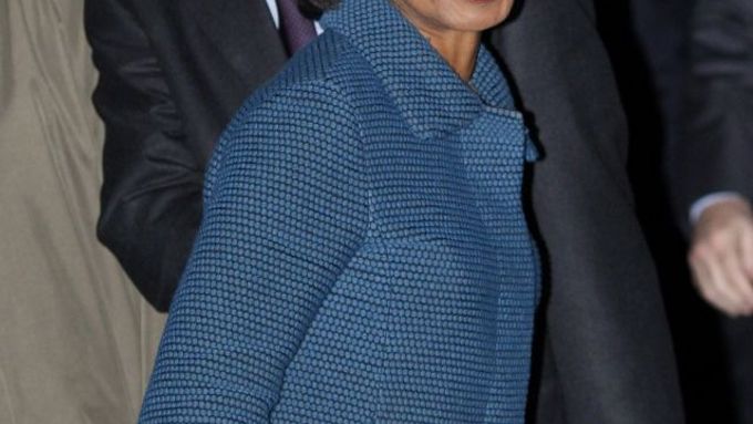 Condoleezza Riceová v Londýně s Davidem Milibandem. S jeho manželkou si Riceová zahrála Brahmse.