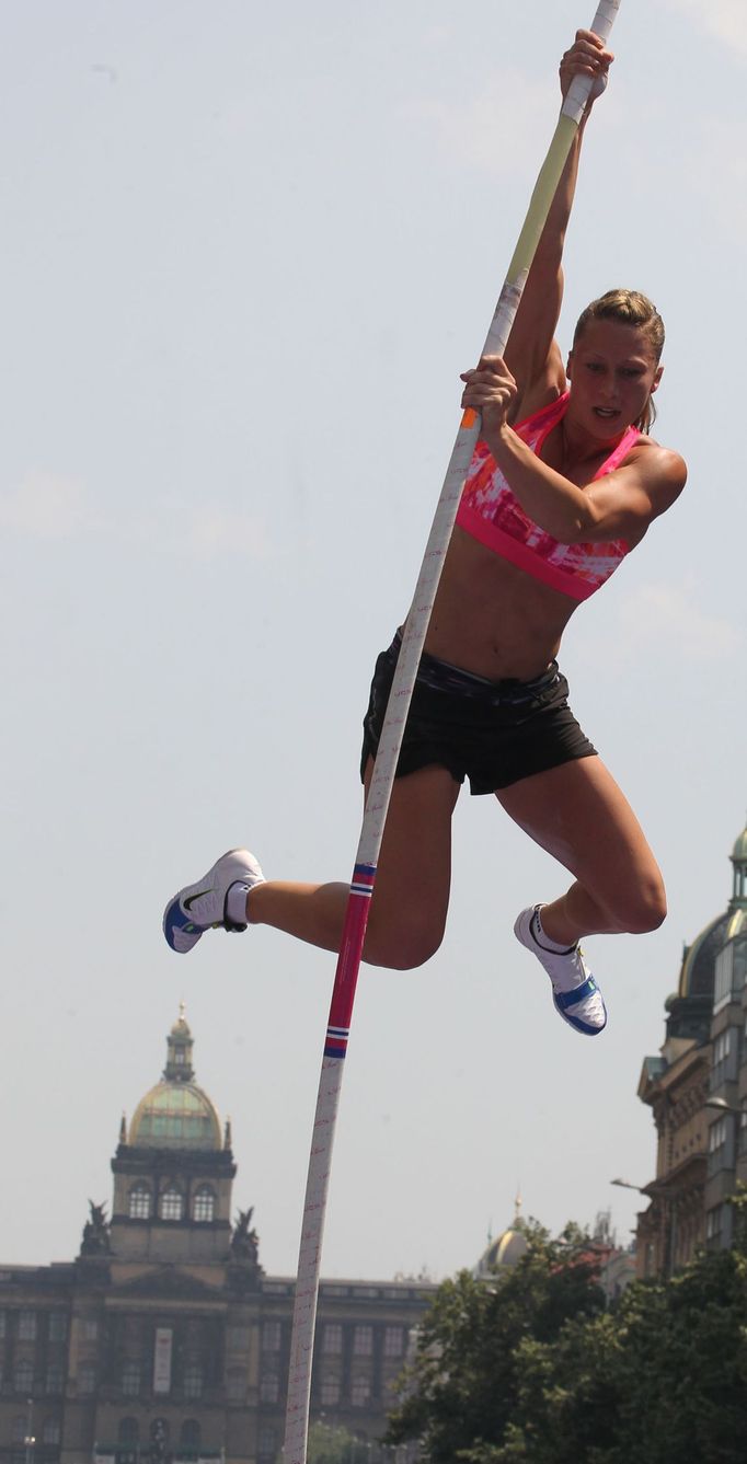 Jiřina Svobodová na Pražské tyčce