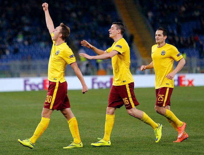 EL: Lazio vs Sparta Prague: Lukáš Juliš, Ondřej Zahustel, Mario Holek