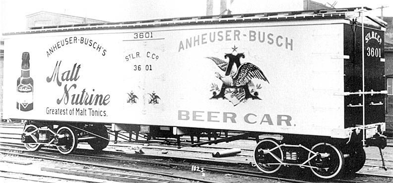 Anheuser-Busch pivovar vagón