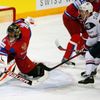 Paul Stastny dává gól do sítě Ruska ve čtvrtfinále MS 2013