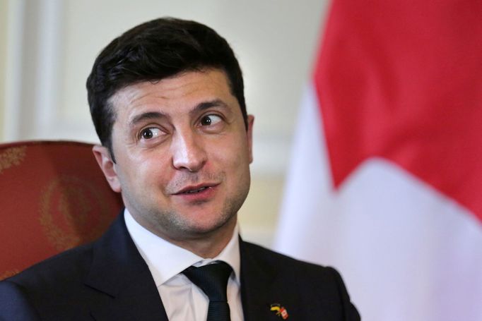 Ukrajinský prezident Volodymyr Zelenskyj.