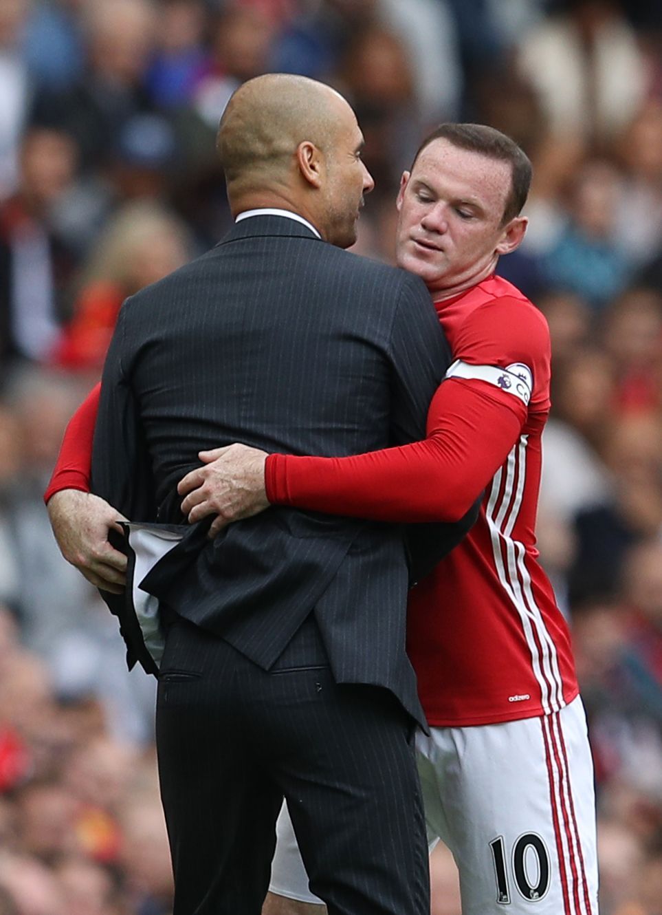 PL, Manchester United-Manchester City: Wayne Rooney - Josep Pep Guardiola