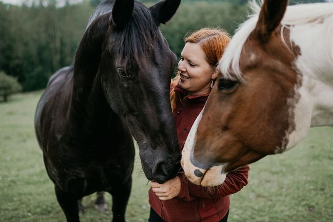 Johana Spáčilová a její stáj.