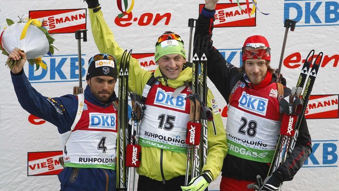 FOTO Český biatlon slaví medaili po pěti letech. Soukup vystřílel bronz