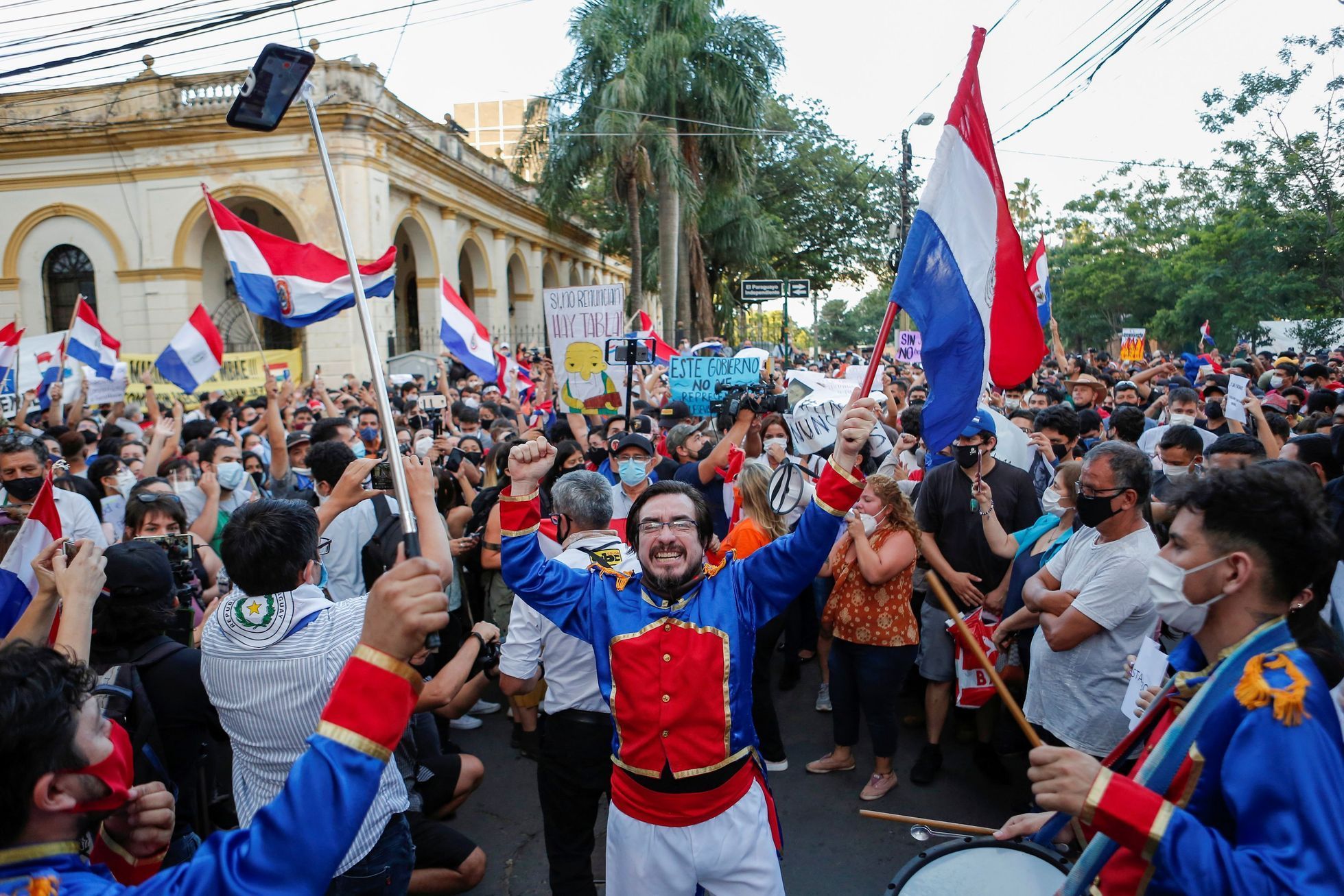 Protesty v Paraguayi