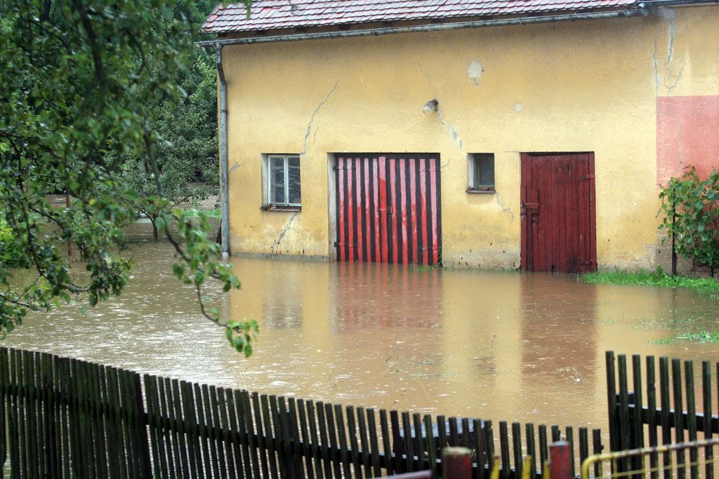 Povodeň na Frýdlantsku.