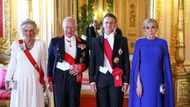 Třídenní návštěva francouzského prezidenta ve Spojeném království začala v úterý 8. 7. 2025. Král Karel a královna Camilla, kteří hostili prezidenta Macrona a jeho manželku Brigitte na hradě Windsor, večer uspořádali třpytivý banket v královské rezidenci.