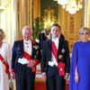 Macron, Charles II. večeře, Windsor, Velká Británie, návštěva