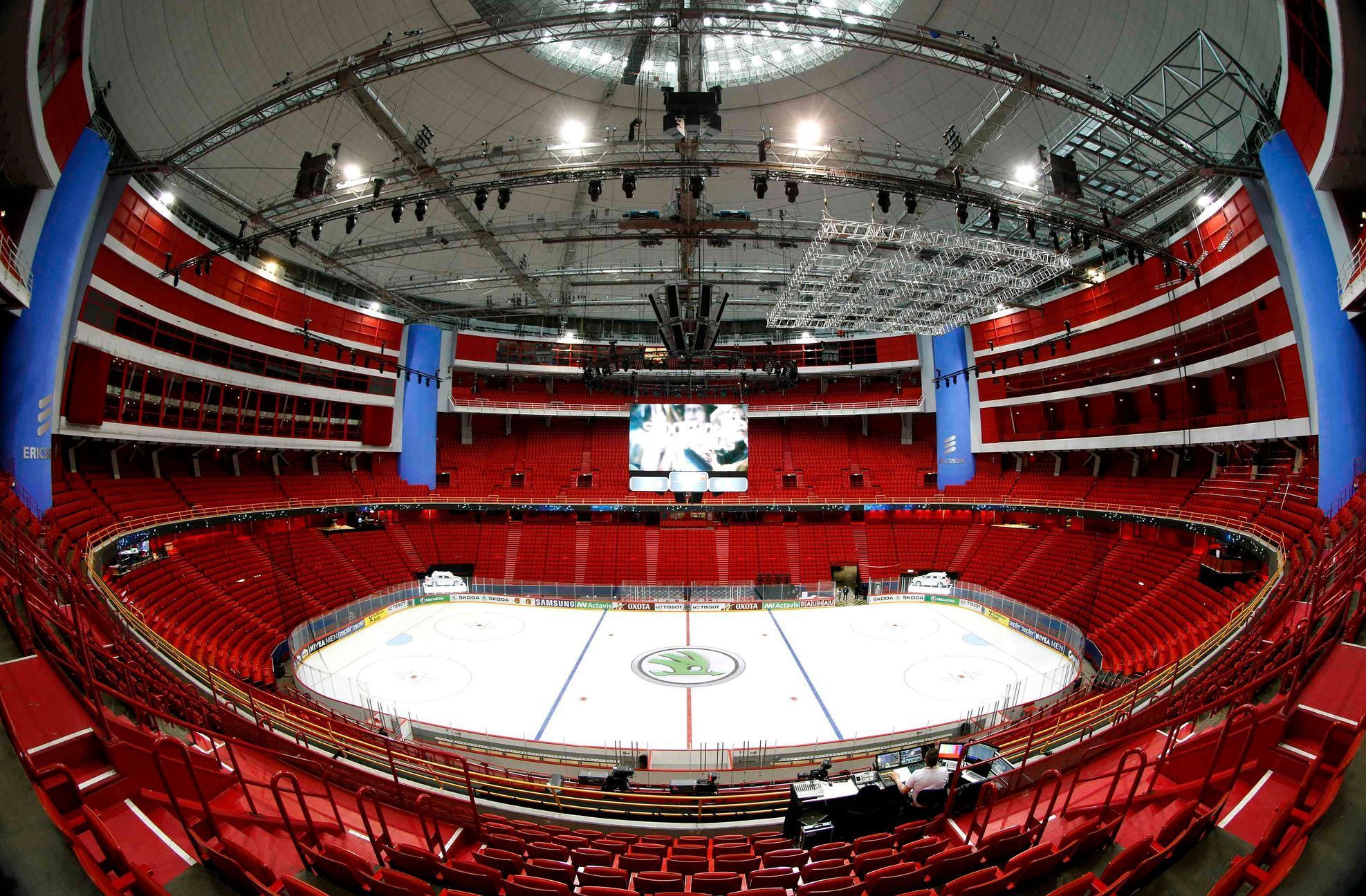 Globe Arena před MS 2013