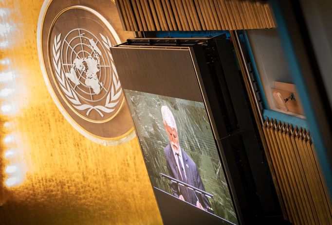 Prezident Petr Pavel přednesl svůj projev na Valném shromáždění OSN v New Yorku. Promluvil nejen o přetrvávající ruské hrozbě, ale i spojencích Moskvy a asijském regionu.