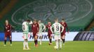 Smutek Celticu v zápase Celtic Glasgow - Sparta PRaha