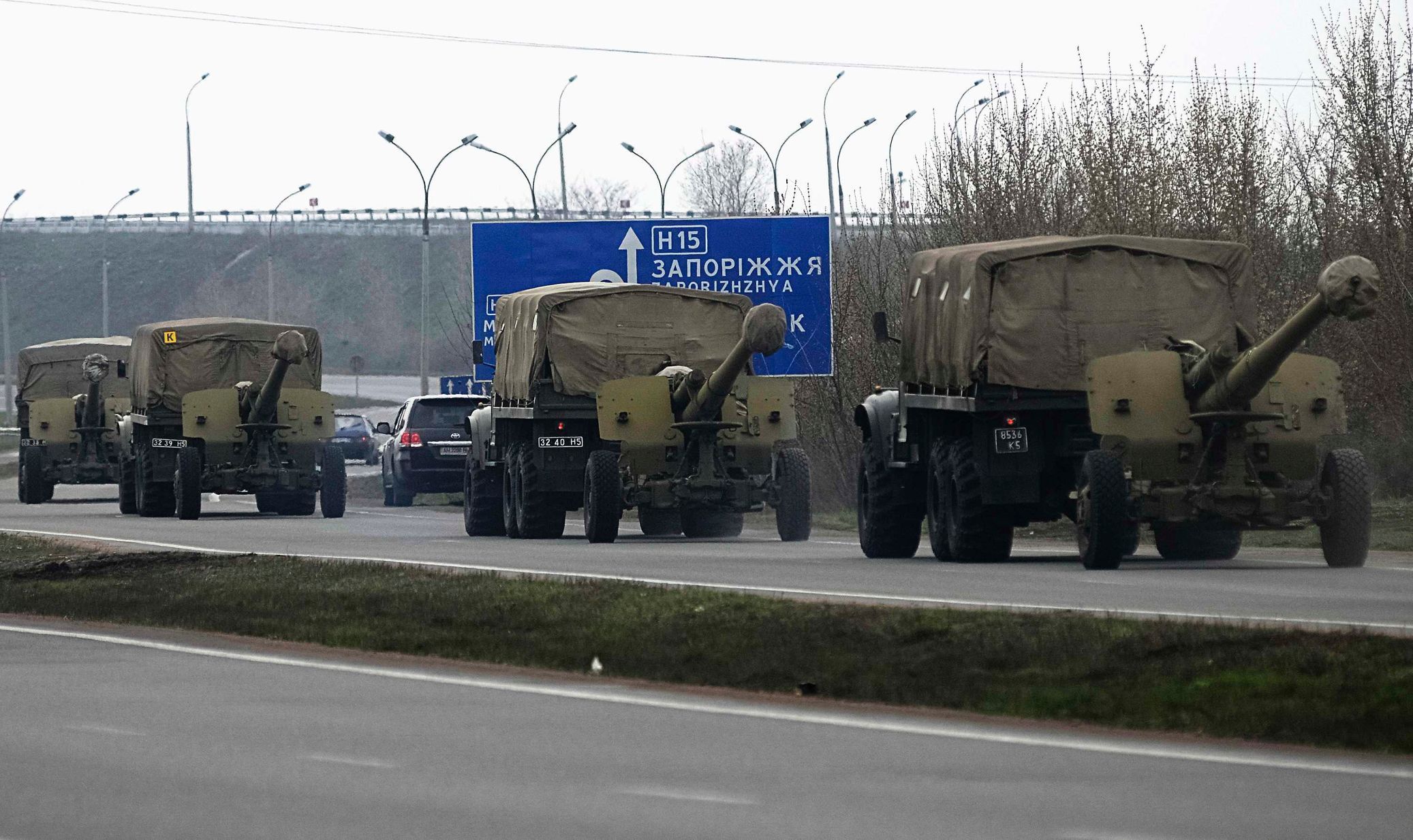 Ukrajina - Doněck - armáda - konvoj