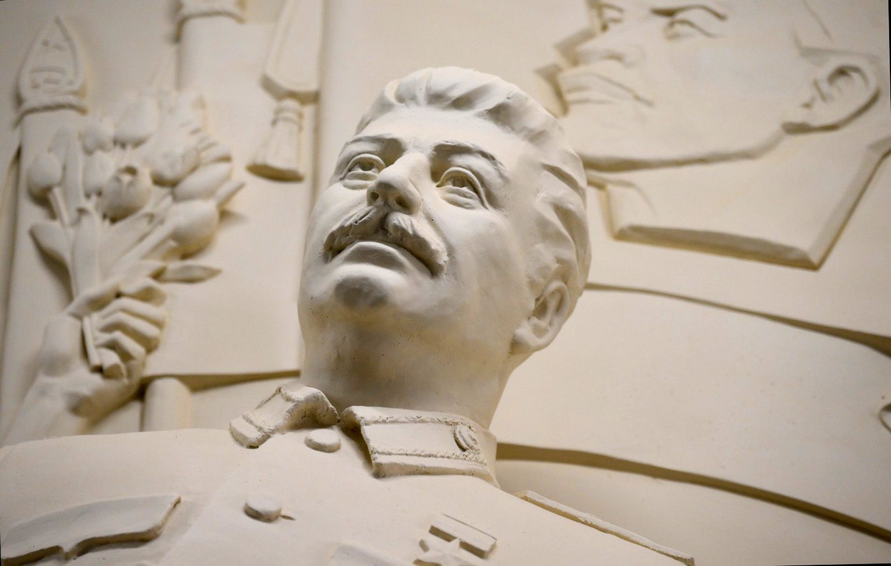 Stalin, metro, Moskva, Rusko, pomník