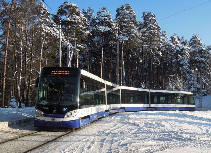 Tramvaj Škoda 15T, Riga